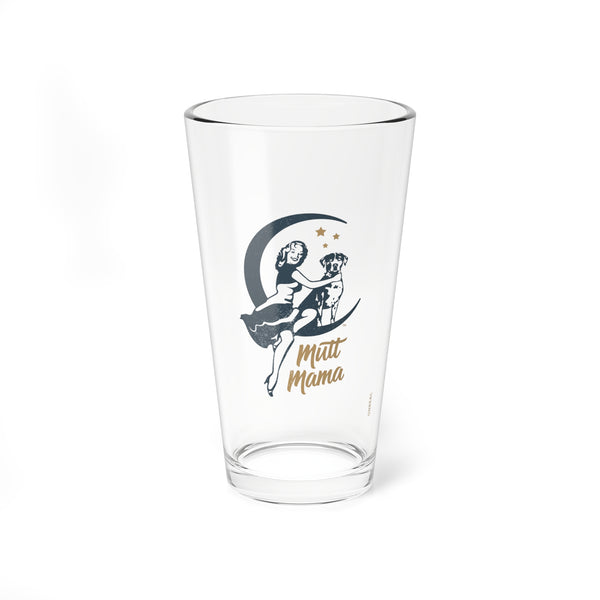Mut Mama 16oz Mixing Glass - Perfect Gift for Dog Lovers