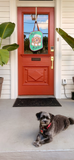 One Fur-Real Beignet-Lovin' Pup Door Hanger!